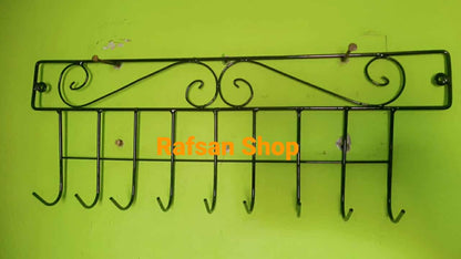 কাপ - চামিচ হ্যাঙ্গার-  9 Hook spoon HANGER Modern Metal
