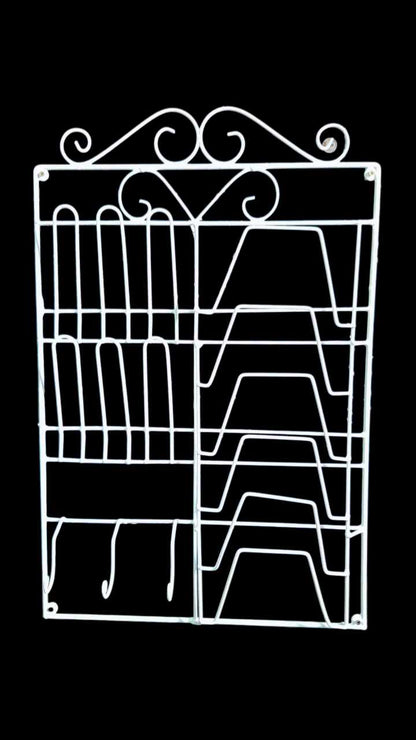 Wall Hanging Kitchen Dish Rack – প্লেট, গ্লাস  ও কাপ  রাখার জন্য পারফেক্ট