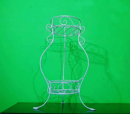 পুস্পা টপ স্যান্ড ! Metal Flower Stand 2-layer Display Shelf Modern Metal Flower Stand