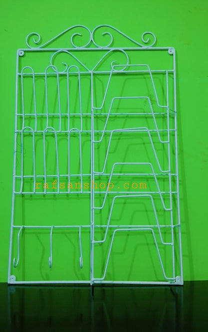 Wall Hanging Kitchen Dish Rack – প্লেট, গ্লাস  ও কাপ  রাখার জন্য পারফেক্ট
